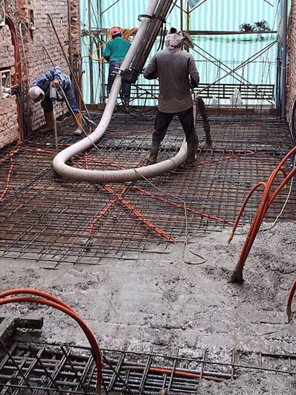 新建與增建，泥作施工